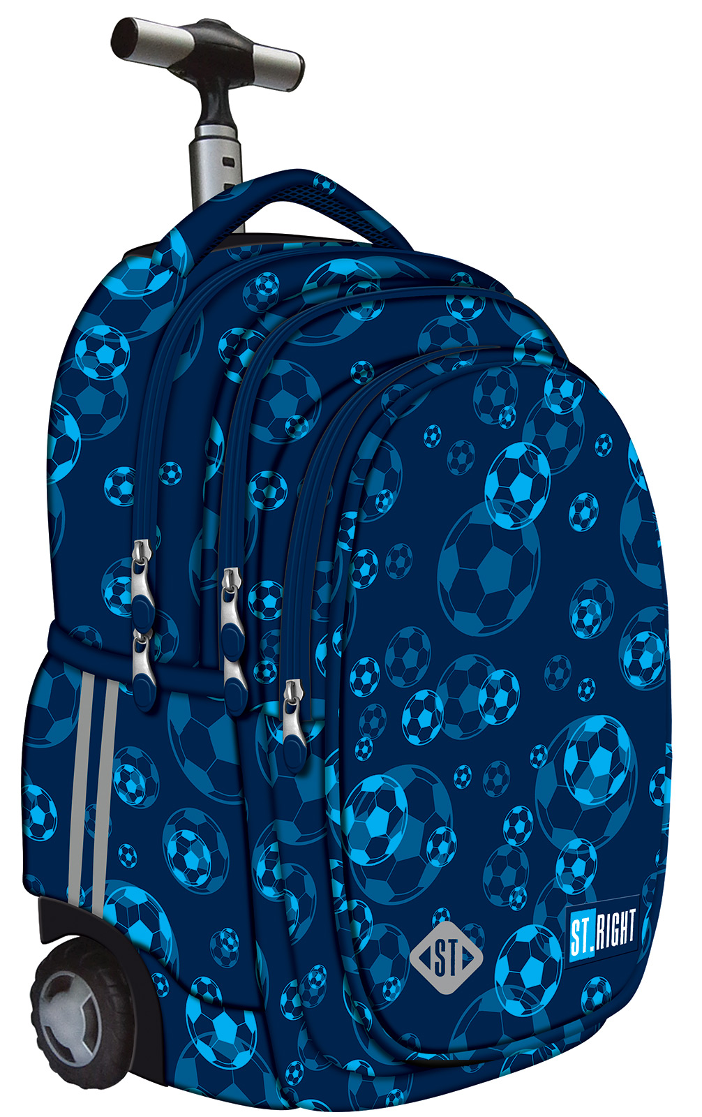 TROLLEY BAG 17IN FOOTBALL BLU (TB-01)